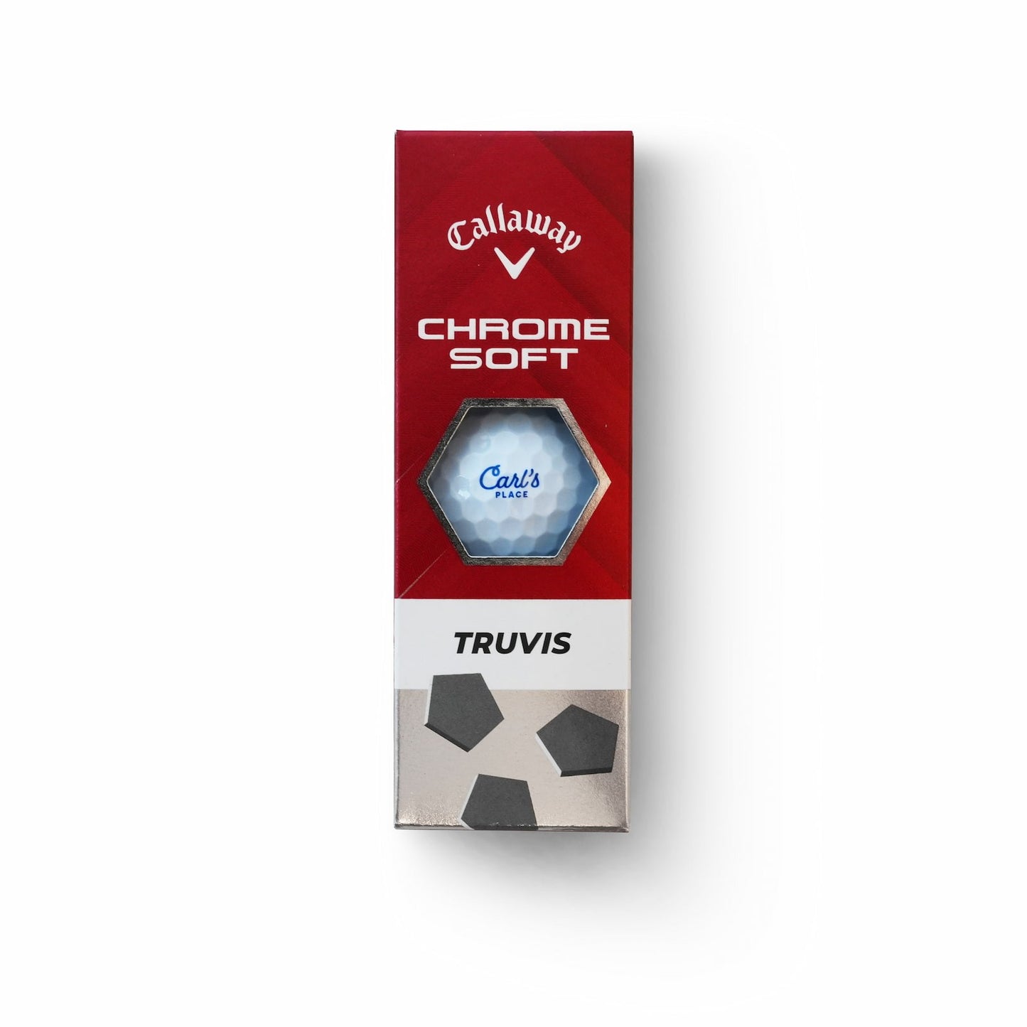 Carl's Callaway Chrome Soft Golf Balls, Sleeve